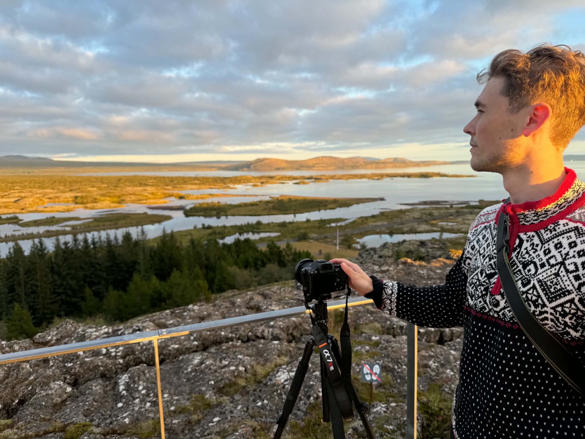 Your guide shooting Þingvellir on a full-frame camera